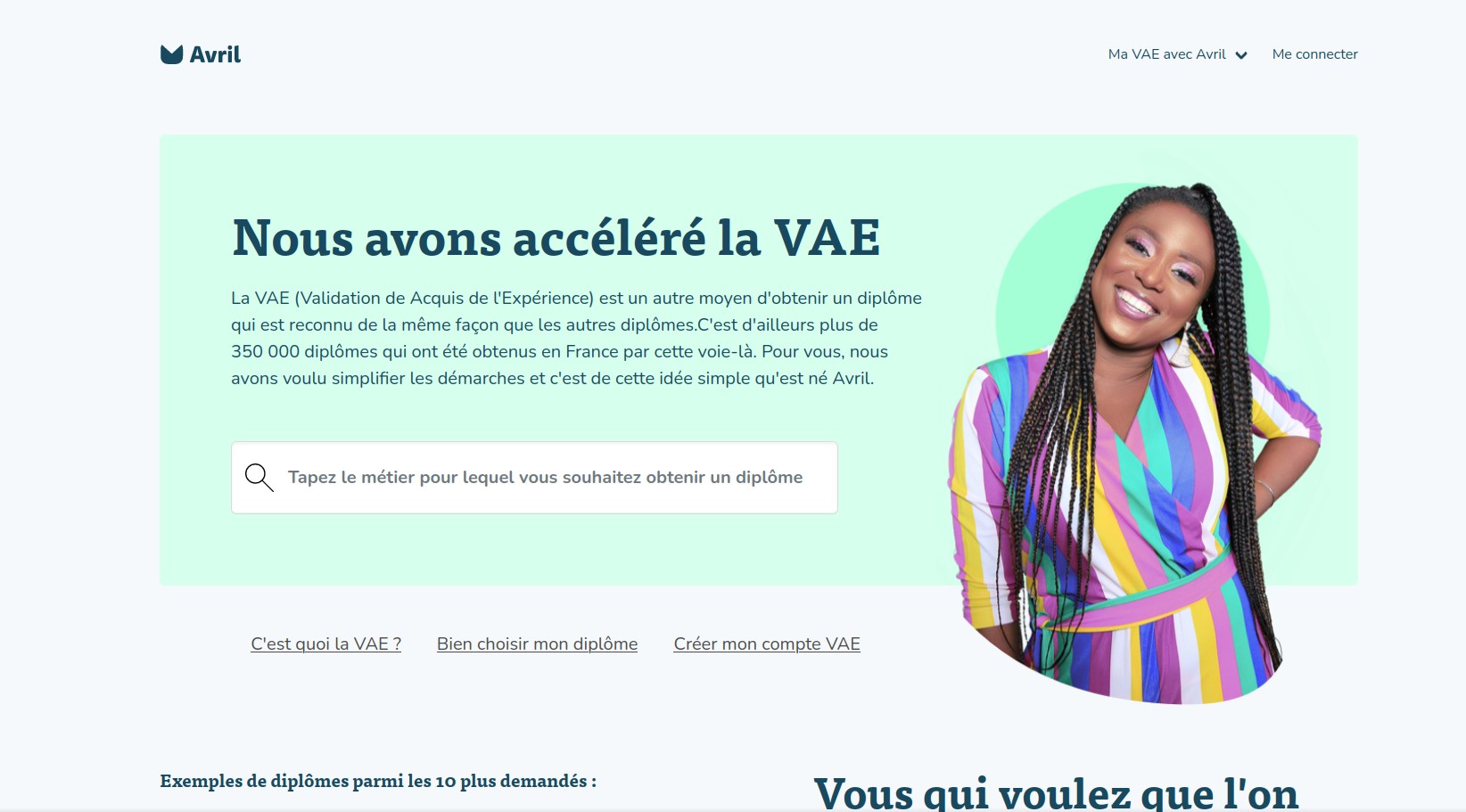 Avril / France VAE screenshot